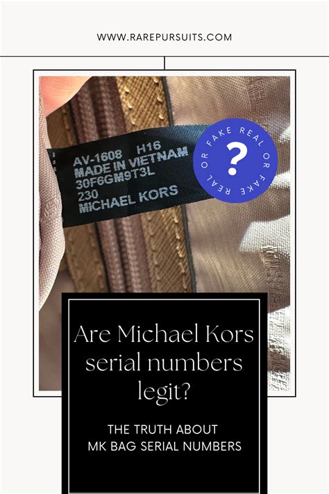 michael kors serial number location|michael kors authentication serial number.